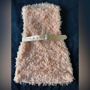 FOREVER 21 Pink Faux FeatherDress